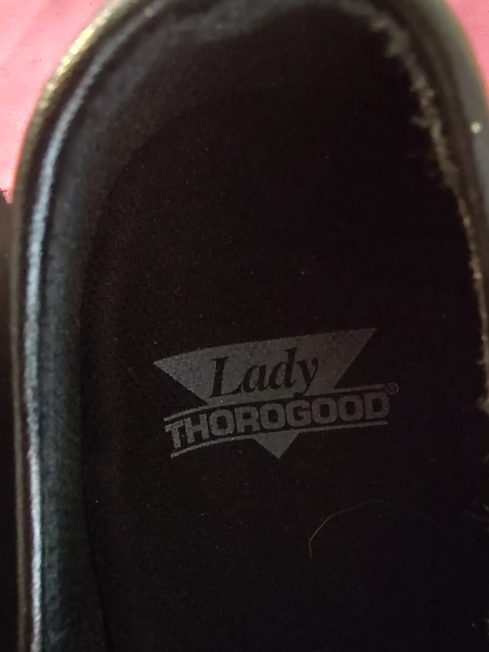 Thorogood Black Patent Leather Oxford Work Shoes Size 9.5 - Picture 4 of 7